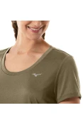 CAMISETA MIZUNO NIRVANA FEMININA - Bege