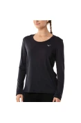 CAMISETA MIZUNO NIRVANA MANGA LONGA FEMININA - Preto