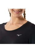 CAMISETA MIZUNO NIRVANA MANGA LONGA FEMININA - Preto