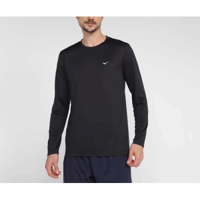 CAMISETA MIZUNO NIRVANA MANGA LONGA MASCULINA - Preto