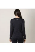 CAMISETA MIZUNO PRO UV MANGA LONGA FEMININA - Preto