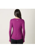 CAMISETA MIZUNO PRO UV MANGA LONGA FEMININA - Roxo
