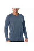 CAMISETA MIZUNO PRO UV MANGA LONGA MASCULINA - Azul