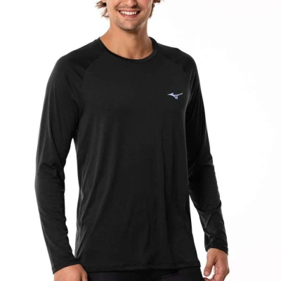 CAMISETA MIZUNO PRO UV MANGA LONGA MASCULINA - Preto