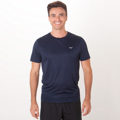CAMISETA MIZUNO RUN SPARK 2 MASCULINA - Marinho