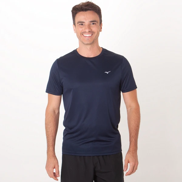 CAMISETA MIZUNO RUN SPARK 2 MASCULINA - Marinho CAMISETA MIZUNO RUN SPARK 2 MASCULINA - Marinho
