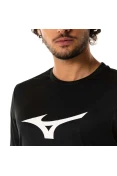 CAMISETA MIZUNO RUN SPARK MASCULINA - Preto/branco
