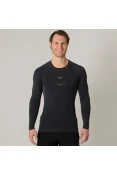 CAMISETA MIZUNO RUN STORM COMPRESSÃO MANGA LONGA MASCULINA - Chumbo CAMISETA MIZUNO RUN STORM COMPRESSÃO MANGA LONGA MASCULINA - Chumbo