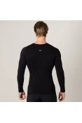 CAMISETA MIZUNO RUN STORM COMPRESSÃO MANGA LONGA MASCULINA - Preto CAMISETA MIZUNO RUN STORM COMPRESSÃO MANGA LONGA MASCULINA - Preto
