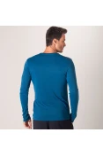 CAMISETA MIZUNO SOUL FIT MANGA LONGA MASCULINA - Azul CAMISETA MIZUNO SOUL FIT MANGA LONGA MASCULINA - Azul