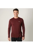 CAMISETA MIZUNO SOUL FIT MANGA LONGA MASCULINA - Bordo CAMISETA MIZUNO SOUL FIT MANGA LONGA MASCULINA - Bordo
