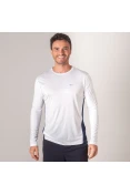 CAMISETA MIZUNO WAVE RUN 2 MANGA LONGA MASCULINA - Branco