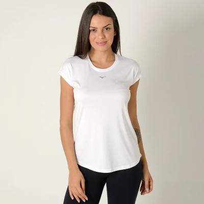 CAMISETA MIZUNO WAVE RUN FEMININA - Branco