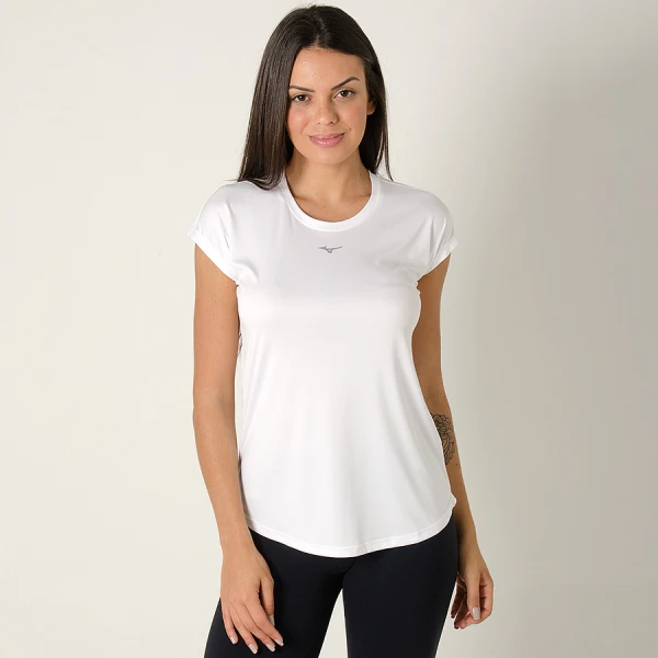 CAMISETA MIZUNO WAVE RUN FEMININA - Branco