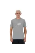 CAMISETA NEW BALANCE ESSENTIALS MASCULINA - Cinza CAMISETA NEW BALANCE ESSENTIALS MASCULINA - Cinza