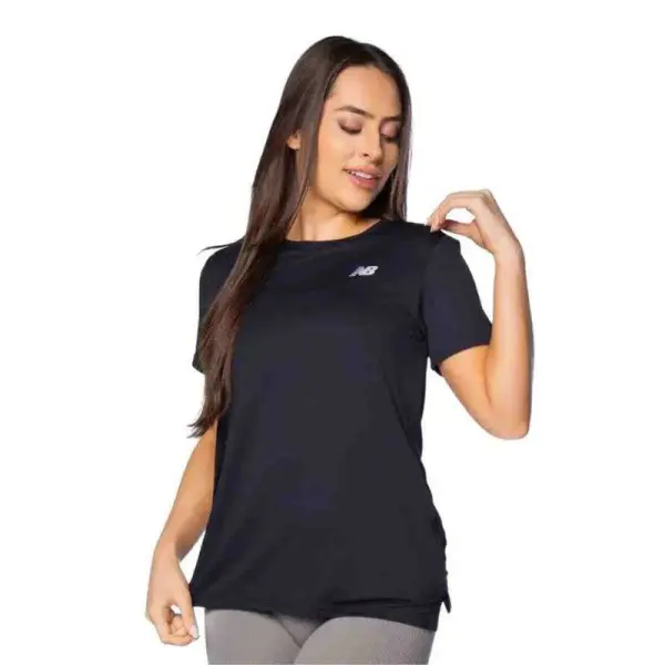 CAMISETA NEW BALANCE SPORT ESS FEMININA - Preto