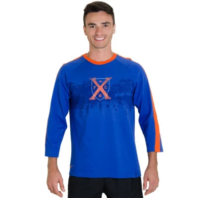CAMISETA NIKE 3/4 JOGA 10 MASCULINA - Azul