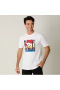 CAMISETA NIKE AIR HYBRID PHOTO MASCULINA - Branco CAMISETA NIKE AIR HYBRID PHOTO MASCULINA - Branco