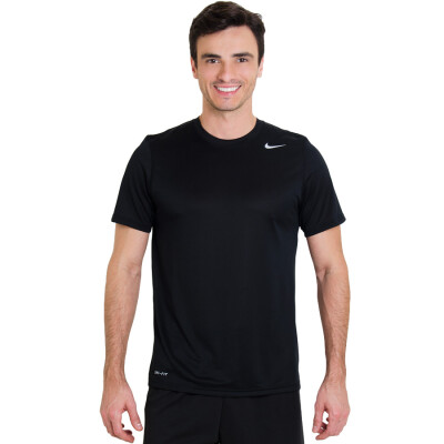 CAMISETA NIKE AS LEGEND POLY SS MASCULINA - Preto CAMISETA NIKE AS LEGEND POLY SS MASCULINA - Preto