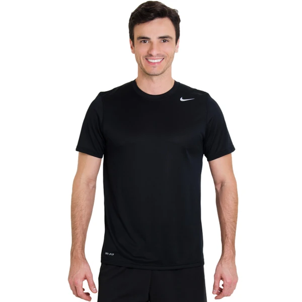 CAMISETA NIKE AS LEGEND POLY SS MASCULINA - Preto CAMISETA NIKE AS LEGEND POLY SS MASCULINA - Preto