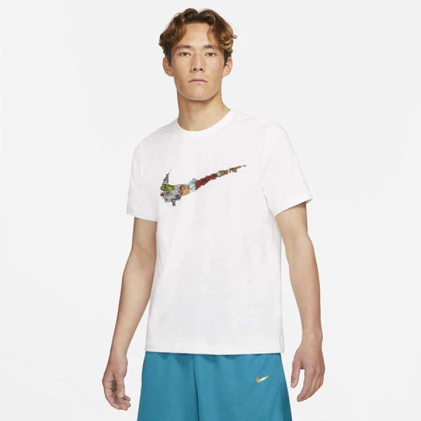 CAMISETA NIKE BASQUETE SWOOSH MASCULINA - Branco CAMISETA NIKE BASQUETE SWOOSH MASCULINA - Branco
