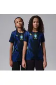 CAMISETA NIKE BRASIL JORDAN II 2026/27 INFANTIL - Azul