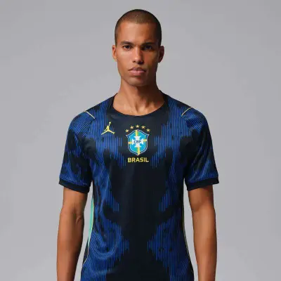 CAMISETA NIKE BRASIL JORDAN II 2026/27 MASCULINA - Azul