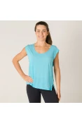 CAMISETA NIKE BREATHE TOP COOL FEMININA - Azul celeste