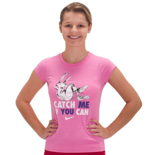 CAMISETA NIKE CATCH ME IF YOU CAN INFANTIL - Rosa
