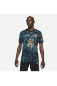 CAMISETA NIKE CHELSEA III 2021/22 TORCEDOR PRO MASCULINA - Preto/laranja