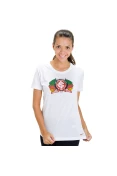 CAMISETA NIKE CORE SC INTERNACIONAL FEMININA - Branco