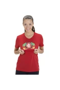 CAMISETA NIKE CORE SC INTERNACIONAL FEMININA - Vermelho