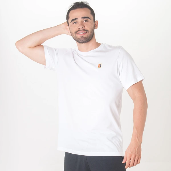 CAMISETA NIKE COURT MASCULINA - Branco