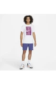 CAMISETA NIKE COURT MASCULINA - Branco/roxo CAMISETA NIKE COURT MASCULINA - Branco/roxo