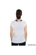 CAMISETA NIKE DF COOL BREEZE SHORT SLEEVE FEMININA - Branco/prata