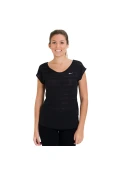 CAMISETA NIKE DF COOL BREEZE SHORT SLEEVE FEMININA - Preto/prata