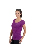 CAMISETA NIKE DF COOL BREEZE SHORT SLEEVE FEMININA - Roxo