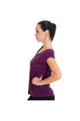 CAMISETA NIKE DF COOL BREEZE SHORT SLEEVE FEMININA - Roxo/prata