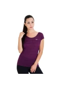 CAMISETA NIKE DF COOL BREEZE SHORT SLEEVE FEMININA - Roxo/prata