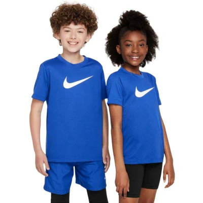 CAMISETA NIKE DF LEGEND SWOOSH INFANTIL - Azul