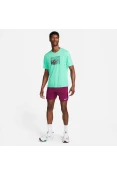 CAMISETA NIKE DF MILER SS TOP DYE MASCULINA - Verde