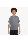 CAMISETA NIKE DF MULTI SS TOP INFANTIL - Grafite