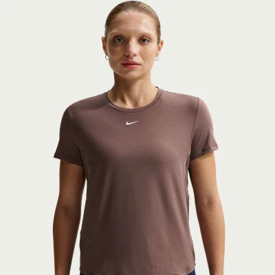 CAMISETA NIKE DF ONE CLASSIC FEMININA - Marrom