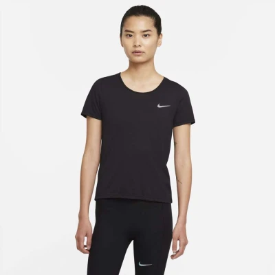 CAMISETA NIKE DF RUN DVN TOP SS FEMININA - Preto