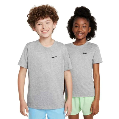 CAMISETA NIKE DF SWOOSH LEGEND INFANTIL - Cinza