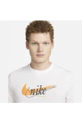 CAMISETA NIKE DF TEE HERITAGE MASCULINA - Branco CAMISETA NIKE DF TEE HERITAGE MASCULINA - Branco