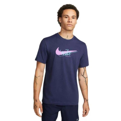 CAMISETA NIKE DF TEE HERITAGE MASCULINA - Marinho CAMISETA NIKE DF TEE HERITAGE MASCULINA - Marinho