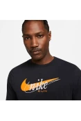CAMISETA NIKE DF TEE HERITAGE MASCULINA - Preto CAMISETA NIKE DF TEE HERITAGE MASCULINA - Preto