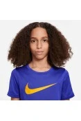 CAMISETA NIKE DF TEE LEG SWOOSH INFANTIL - Azul