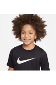 CAMISETA NIKE DF TEE LEG SWOOSH INFANTIL - Preto